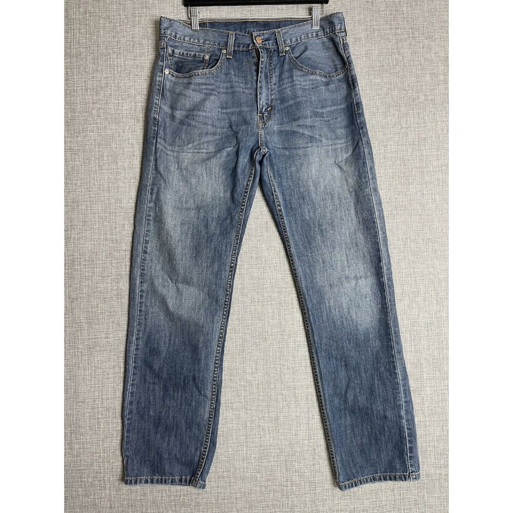 Levi's 505 Jeans Men's 34x32 Blue Original Fit Straight Leg Jeans